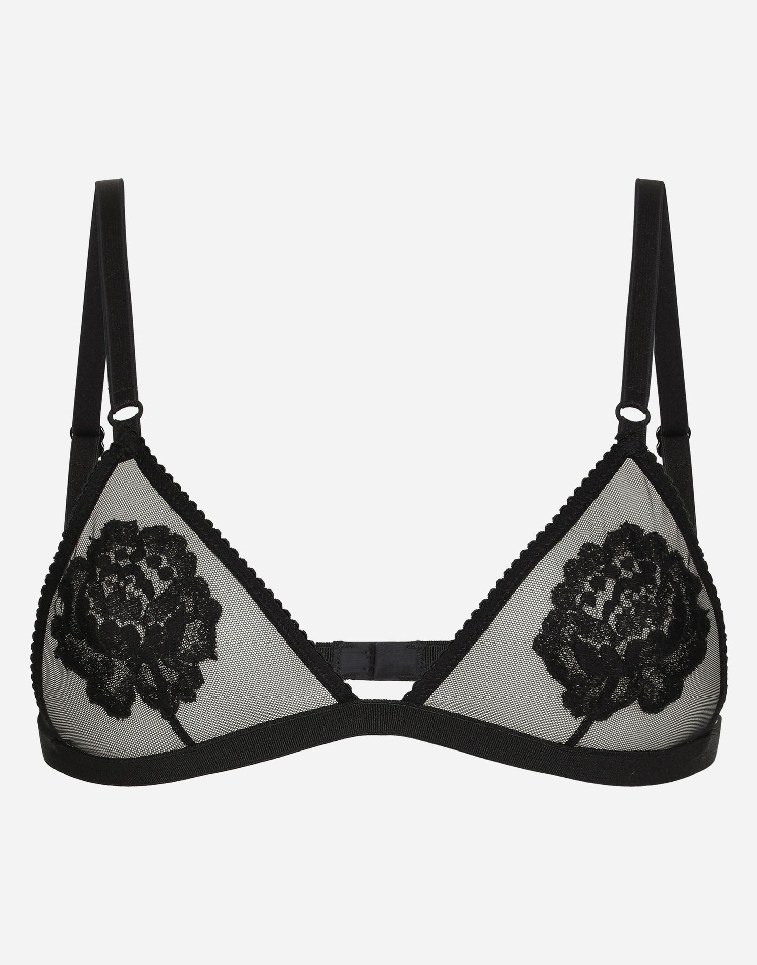 Сутиен Dolce & Gabbana Dolce & Gabbana Floral Lace Triangle Bralette Черно | O1G24TONQ79N0000, 0