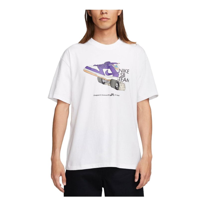 Тениска Nike SB Team Graphic T-Shirt Бяло | FJ1138-100