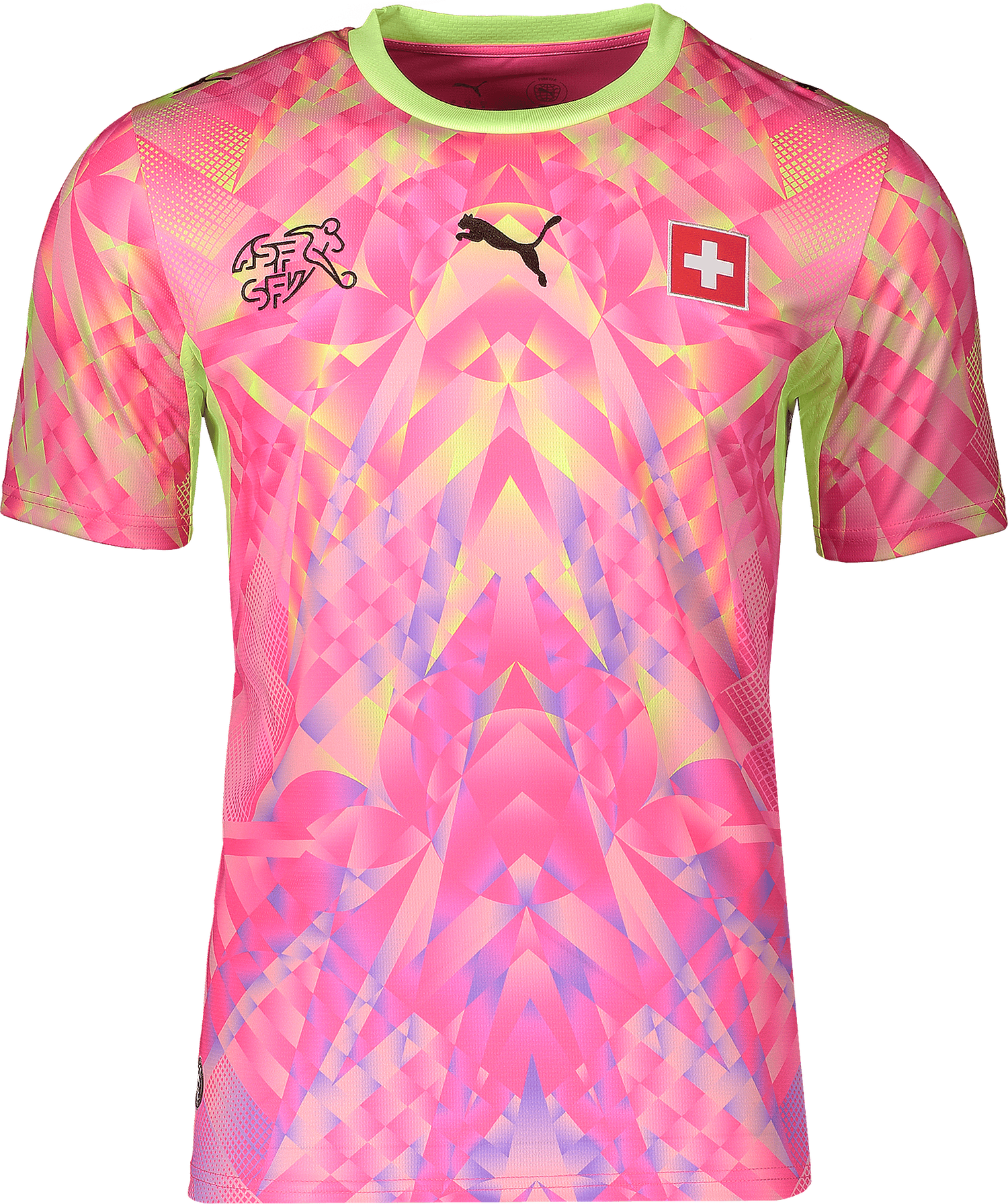 Фланелка Puma Switzerland Replica Concept Geometric Goalkeeper Jersey 2026 Многоцветен | 783612-90, 0