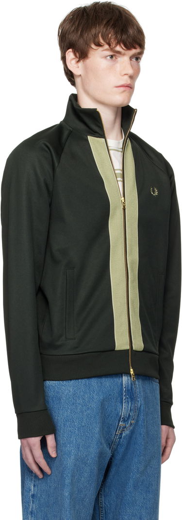 Яке Fred Perry Fred Perry Chenille Tape Track Jacket Зелено | J9051, 1