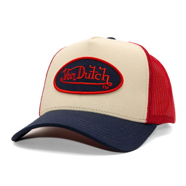 Шапка с козирка Von Dutch Von Dutch Classic Logo Trucker Cap Бежово | VD/0/CAS1/CLA5, 0