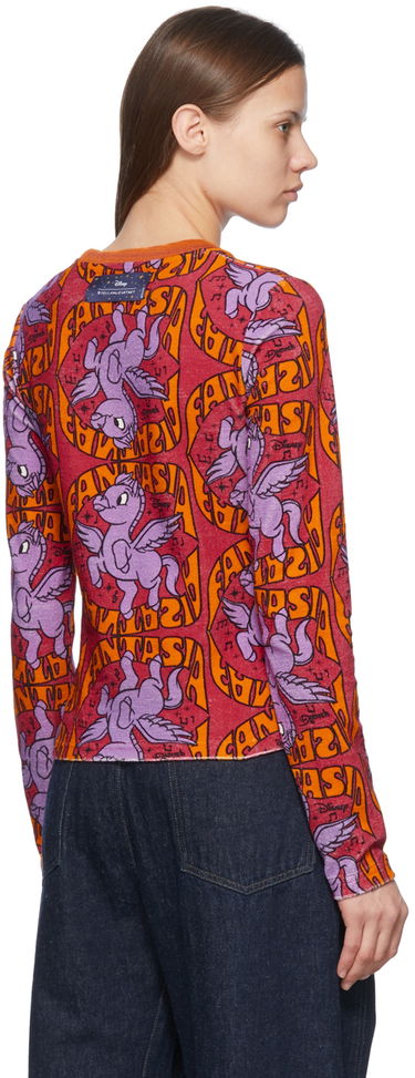 Пуловер Stella McCartney Stella McCartney Fantasia Pegasus Long Sleeve T-Shirt Червено | 6J00373SNP39, 2