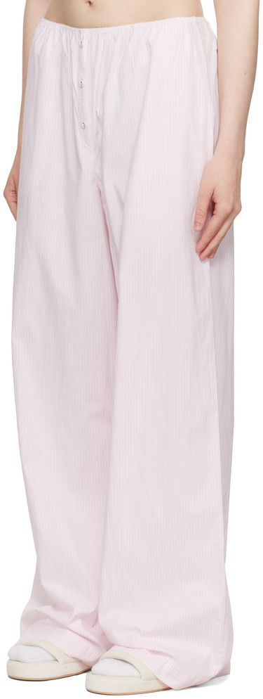 Пижама SKIMS SKIMS Cotton Poplin Oversized Sleep Pyjama Set Розово | ST-SET-9517W, 3