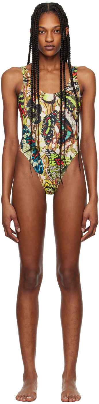 Бански Jean Paul Gaultier Gaultier 'The Butterfly' One Piece Swimsuit Многоцветен | 24/25-F-MB011-J538-1090