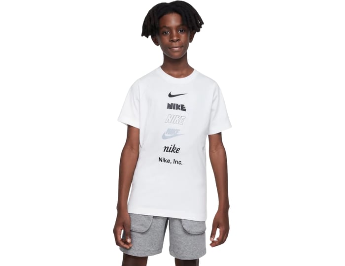 Тениска Nike Multi-Logo T-Shirt Бяло | DX9510, 0