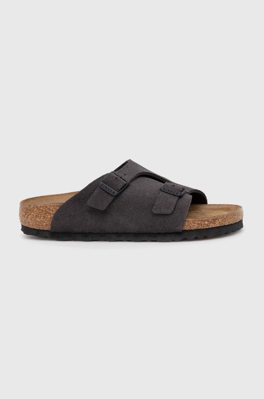 Кецове и обувки Birkenstock Zürich Suede Sandals Сиво | 1028547, 1