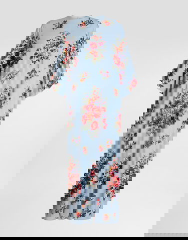 Pокля Dolce & Gabbana Dolce & Gabbana Flower Bouquet-print Long Charmeuse Dress Collection Многоцветен | F610QTFSA8PHC5ZO, 0