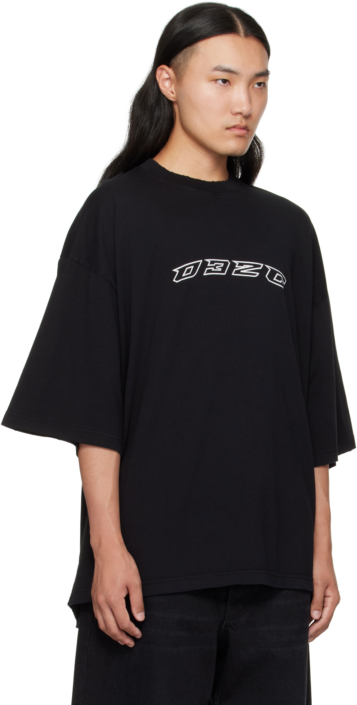 Тениска 032C 032c Hansel and Gretel Oversized T-Shirt Черно | F25-URC-0152-050, 1
