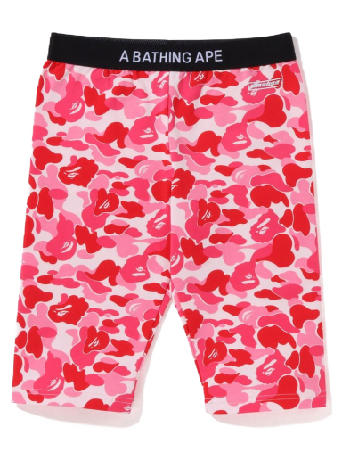 Къси панталони BAPE ABC Camo Biker Shorts Розово | 1I30-283-004