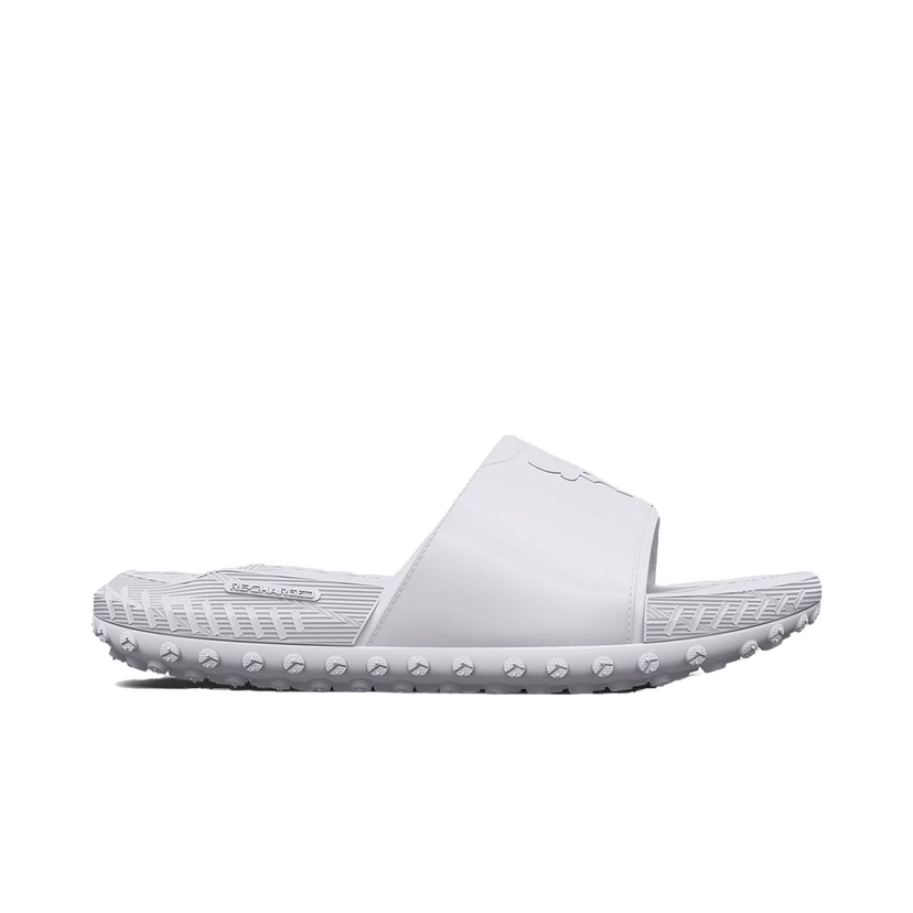 Кецове и обувки Under Armour Project Rock 3 Recharged Slides Бяло | 3026034-100