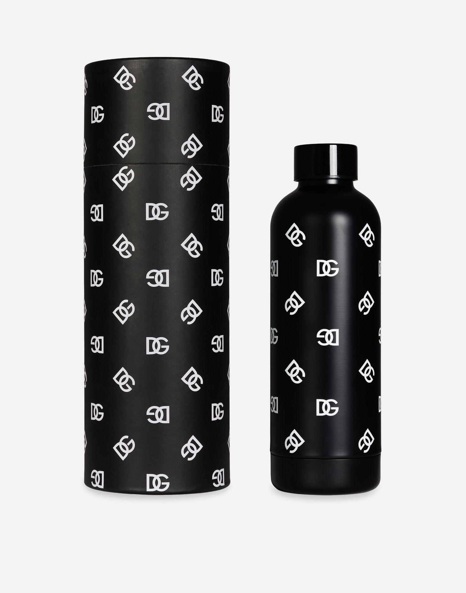 Бутилки за пиене Dolce & Gabbana Dolce & Gabbana 500ml Water Bottle with DG Logo Print Черно | TC0169TCA42U0074, 0