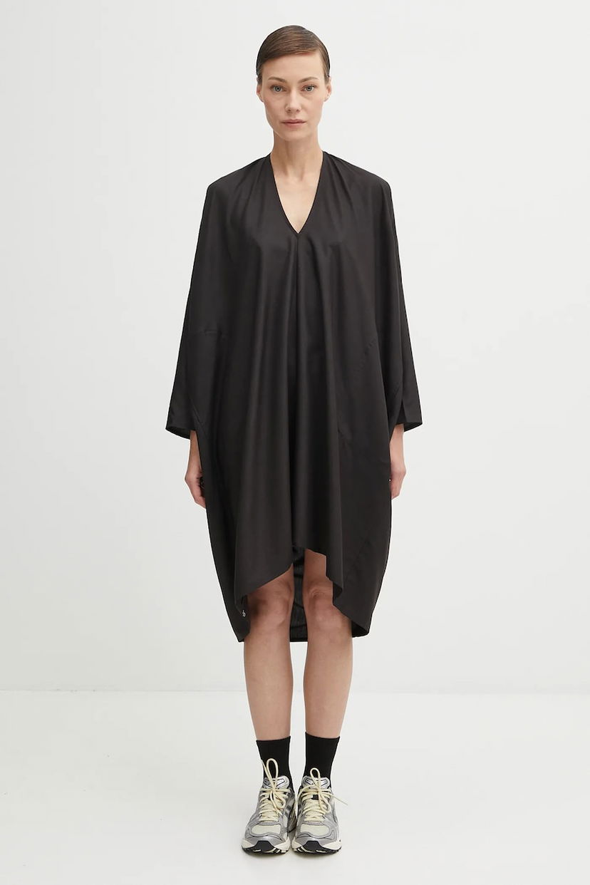 Pокля visvim Visvim Ruana Mini Oversize Dress Черно | 325105017004