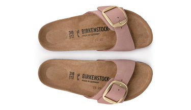 Кецове и обувки Birkenstock Madrid Big Buckle Nubuck Leather Розово | 1024016, 2