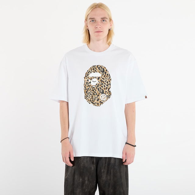 Wild Leopard Pattern Ape Head Relaxed Fit T-Shirt S