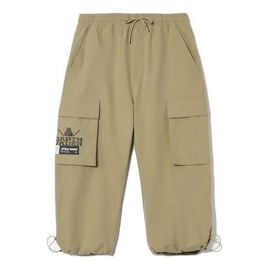 Карго панталони Li-Ning Li-Ning x Star Wars Graphic Cropped Cargo Pants Бежово | AKQR115-3