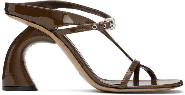 Dries Van Noten Strappy Sculptural Heeled Sandals