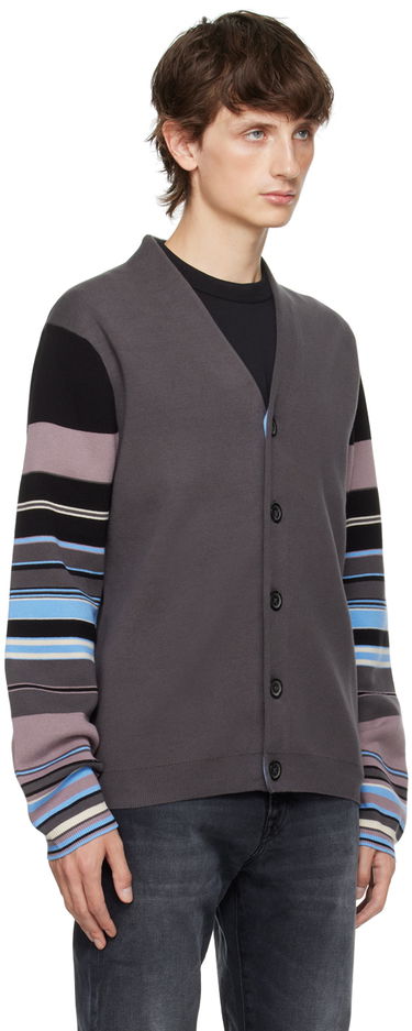 Пуловер Paul Smith PS Paul Smith Striped Cardigan Сиво | M2R-235Y-L21866-77, 1