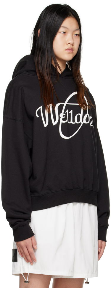 Суитчър We11done We11done Circle Logo Hoodie Черно | WD-TH3-22-813-U-BK, 1