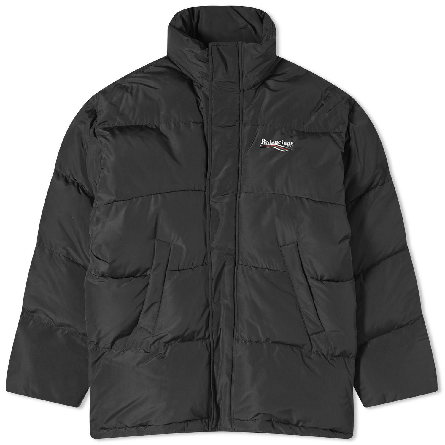 Пухо яке Balenciaga Political Campaign Puffer Jacket Черно | 758045-TYD36-1000, 0