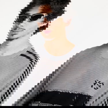Пуловер Y-3 Y-3 Graphic Knit Crew Sweatshirt Сиво | JM3238, 1