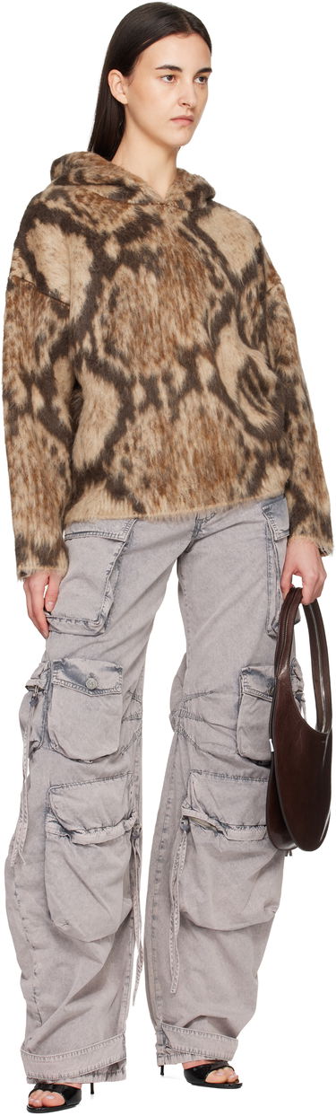 Чанта през рамо Coperni Medium Soft Swipe Bag Кафяво | COPBA109F6064, 3