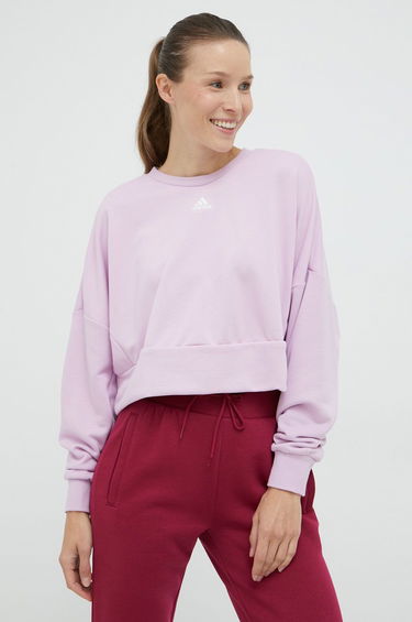 Суитчър adidas Originals AEROREADY Studio Loose Sweatshirt Лилаво | HM8710, 0