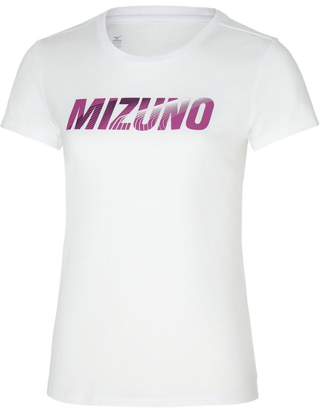 Тениска Mizuno Graphic Tee Бяло | k2ga2702-01