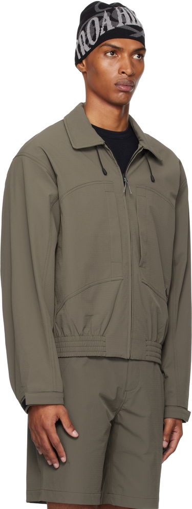 Яке бомбър ROA ROA Cropped Pilot Jacket Кафяво | RBMW0387FA274, 1