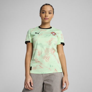 Фланелка Puma Portugal Women's 2025 Away T-Shirt Зелено | 779211_05, 0