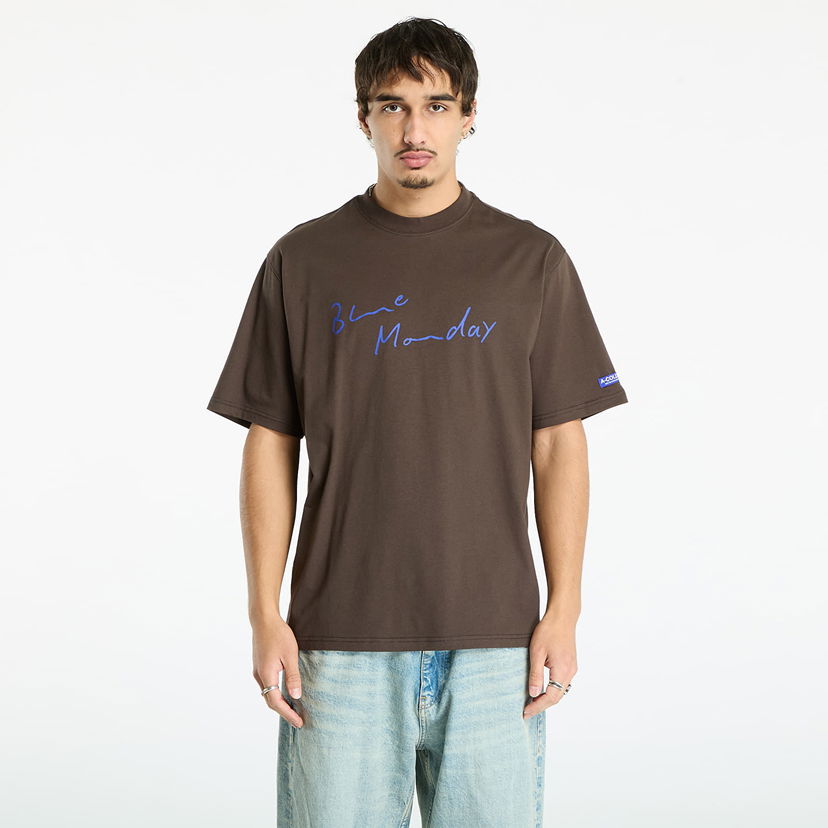 Тениска A-COLD-WALL* A-COLD-WALL* Blue Monday T-Shirt Кафяво | ACWMTS232 Brown