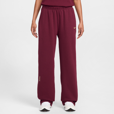 Спортни панталони Nike NOCTA Fleece CS Cuffless Pants Бургунди | FZ4675-638, 2
