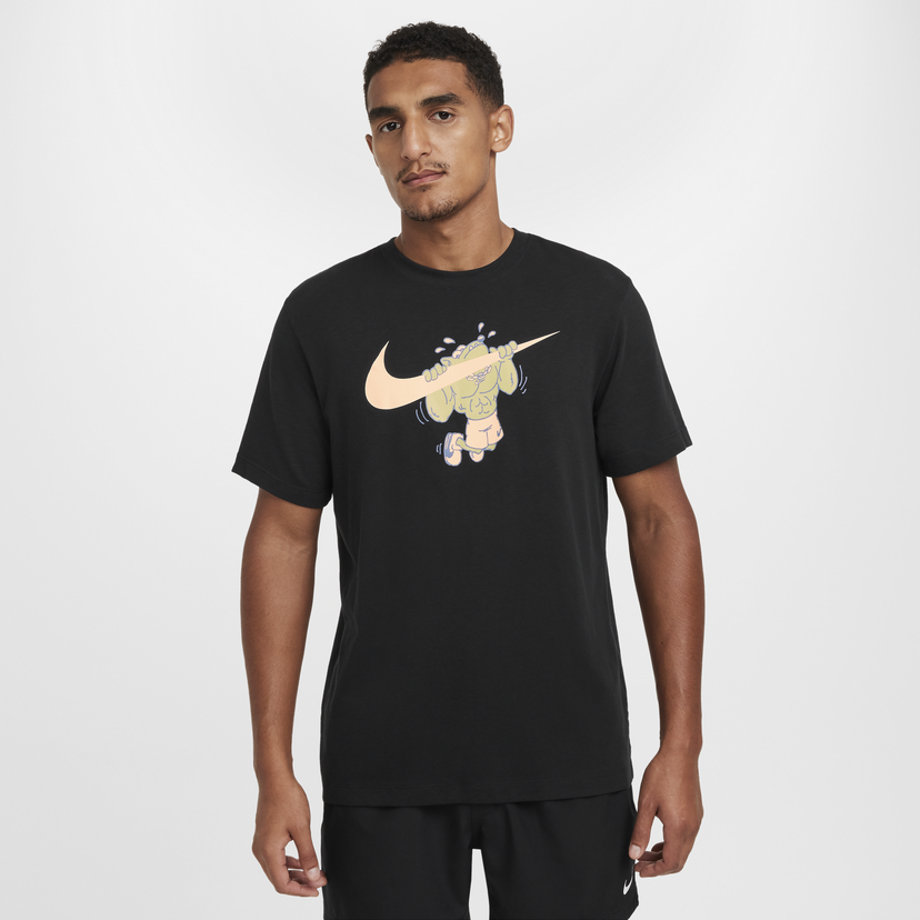 Тениска Nike Fitness T-Shirt Dri-FIT Черно | HF6142-010