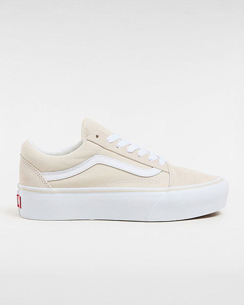 Кецове и обувки Vans Old Skool Platform Shoes (rainy Day) Women Beige, Size 2.5 Бежово | VN0A5KRGJ92, 0