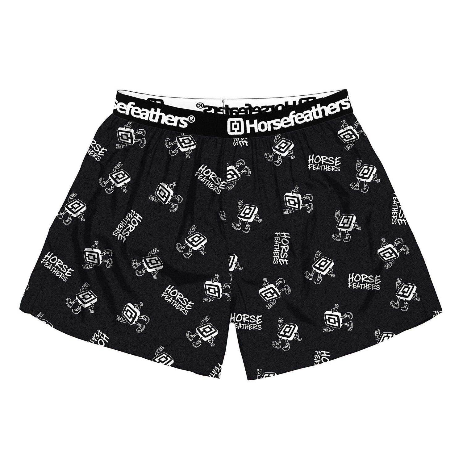 Боксерки Horsefeathers Boxers Frazier Boxer Shorts Logoman Черно | AM166A, 0