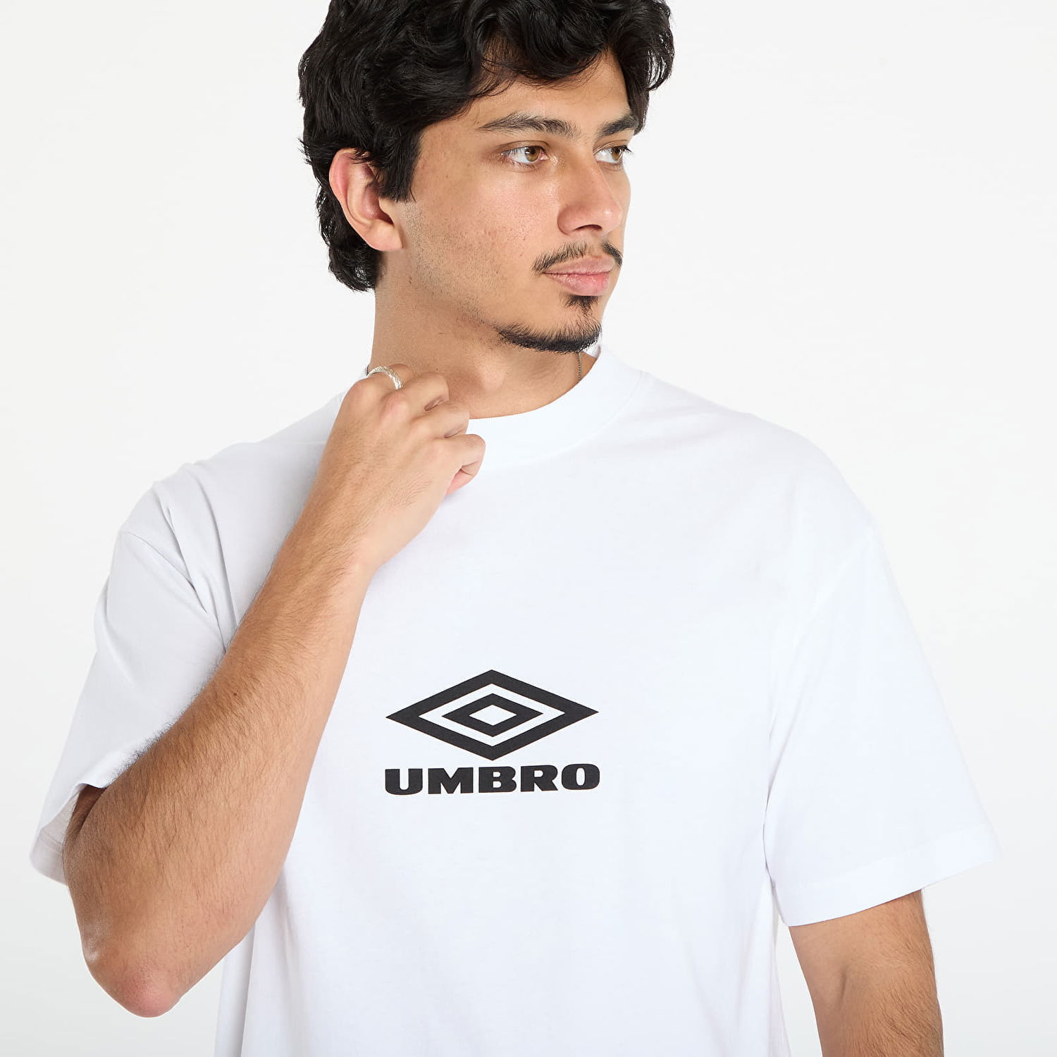 Тениска Umbro Basic Crew Neck Short-Sleeve T-Shirt Бяло | UBMW0408JY125 WTH0001, 1