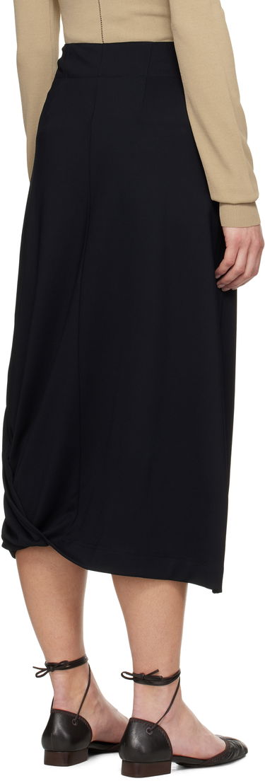 Пола LEMAIRE Lemaire Twisted Hem Midi Skirt Черно | SK1047 LJ1034, 2