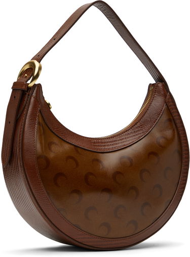 Дамска чанта Marine Serre Marine Serre Airbrushed Leather Eclips Bag Кафяво | WBA020A CLEA0053, 1