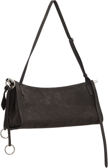 Дамска чанта Alaïa ALAÏA 'Le Click' East West Medium Suede Bag Бургунди | AA1S01430CA214, 4