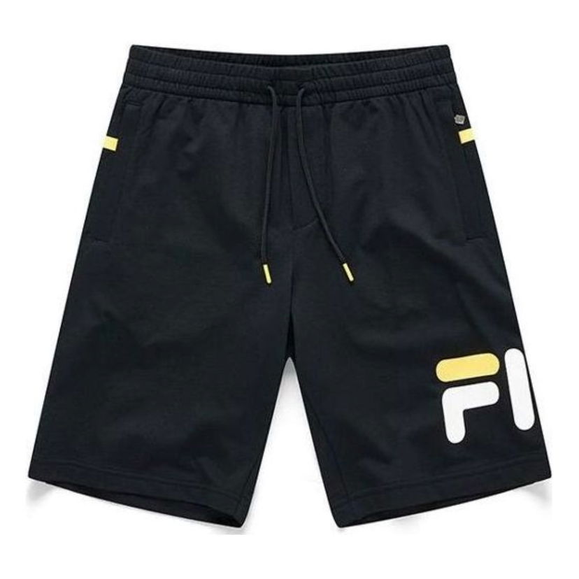 Къси панталони FILA Fusion Logo Printed Loose Fit Shorts Черно | T51M022604B-BK
