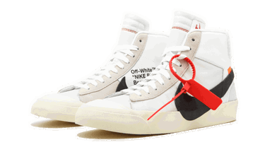 Кецове и обувки Nike Off-White x Blazer Mid "The Ten" Бяло | AA3832-100, 3
