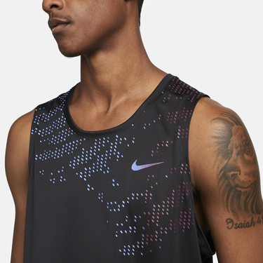 Потник Nike Dri-FIT UV Run Division Miler Tank Top Черно | dm4804-010, 2