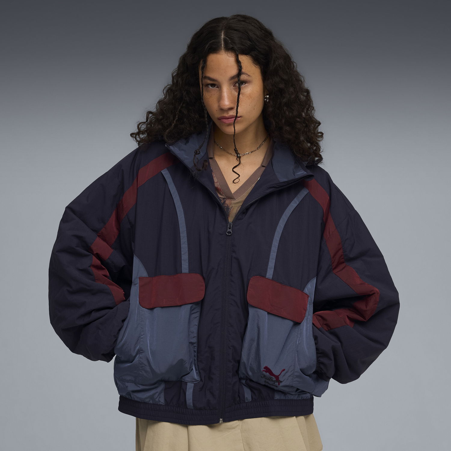 Пухо яке Puma KIDSUPER Studio Lightweight Padded Jacket Тъмно синьо | 633054_16, 0