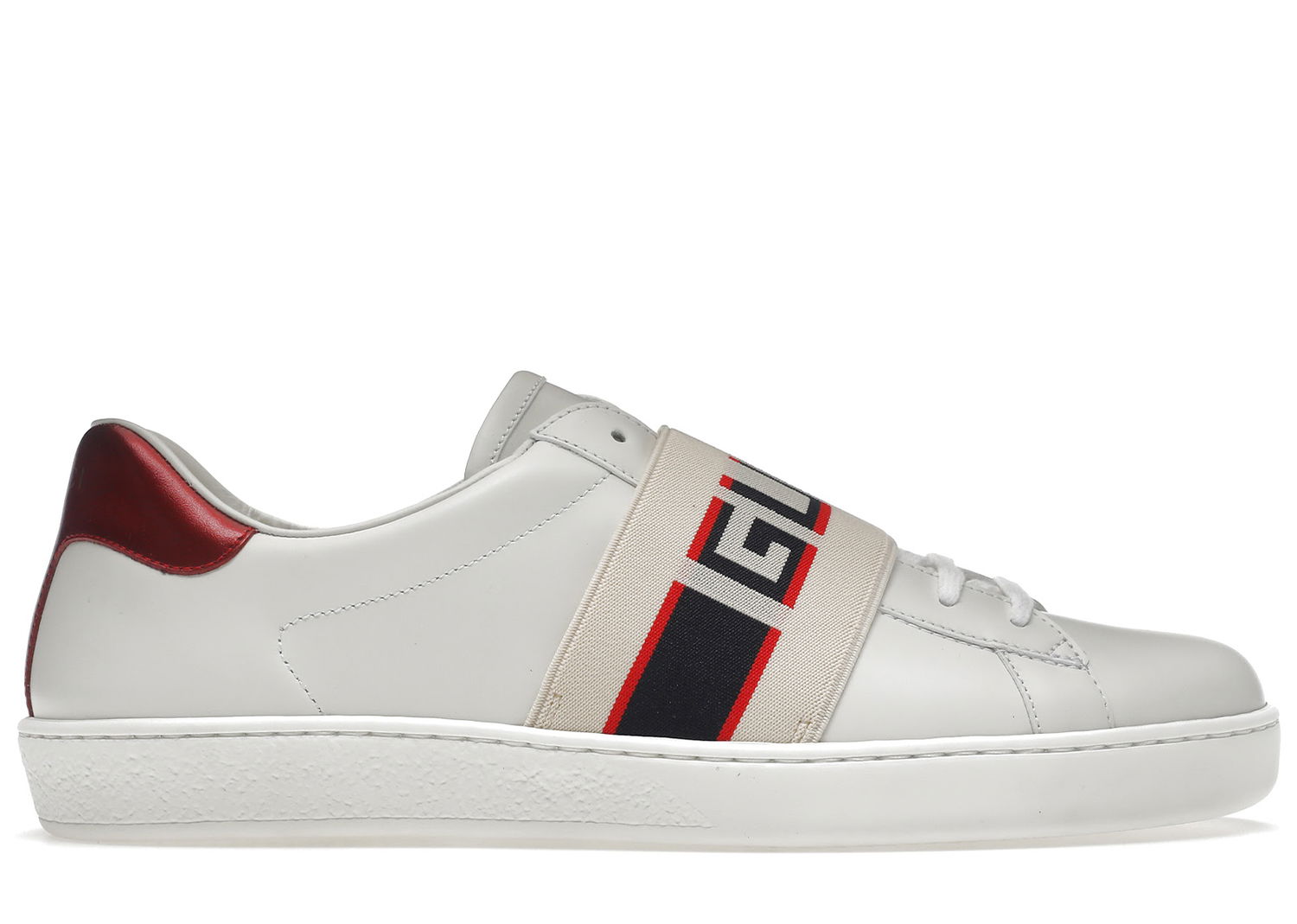 Кецове и обувки Gucci Ace Stripe 'Ivory' Бяло | 523469 0FIV0 9091, 0