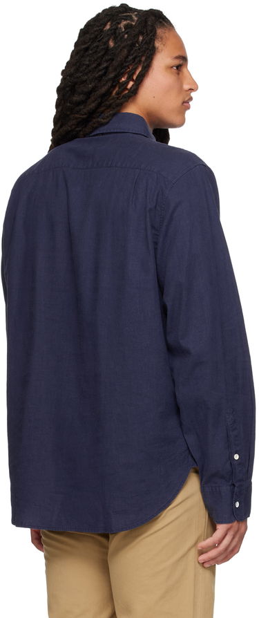 Риза rag & bone Rag & Bone Gus Button-Down Shirt Тъмно синьо | MBW23PA440CHML, 2