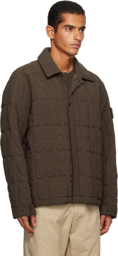 Яке Stone Island Stone Island Nylon Smerigliato Quilted Jacket Зелено | K2S15 4100099 S00F6, 1