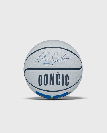 Спортна екипировка Wilson Tennis NBA Player Icon Luka Dončić Mini Size 3 Basketball Бяло | WZ4007701XB3, 1