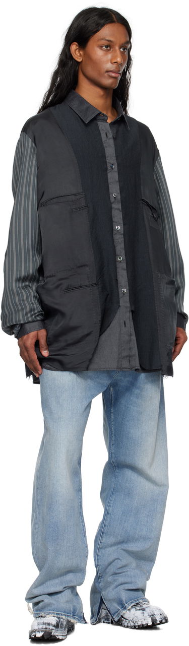 Риза Maison Margiela Maison Margiela Patchwork Inside-Out Reversible Jacket Сиво | S50BN0532 MTN052, 3