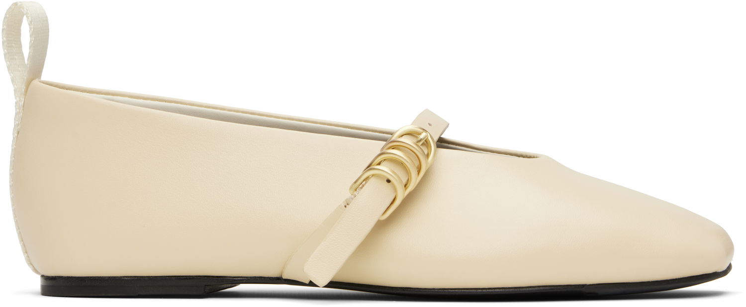 Кецове и обувки rag & bone rag & bone Spire Mary Jane Ballerina Flats Бежово | WFF24HF1007LE07, 0