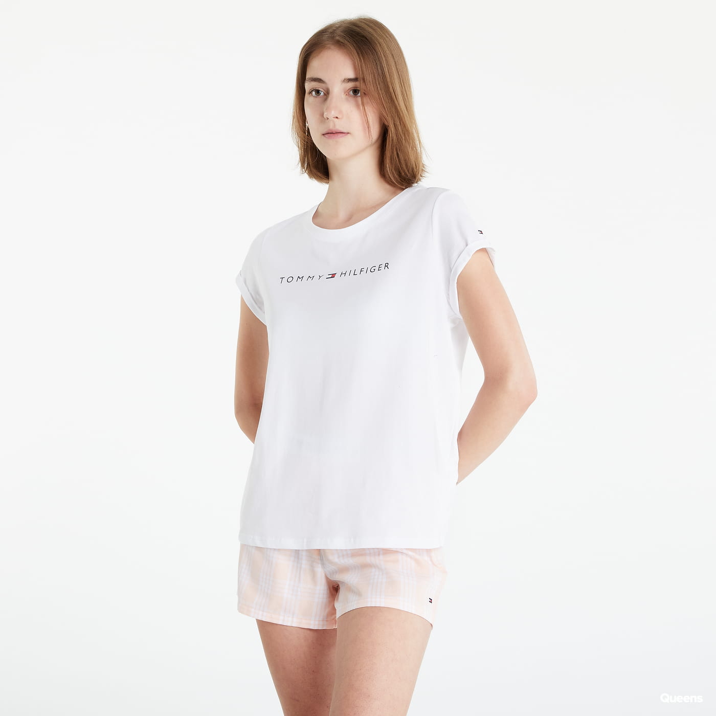 Пижама Tommy Hilfiger Woven Short Set Многоцветен | UW0UW02975, 0