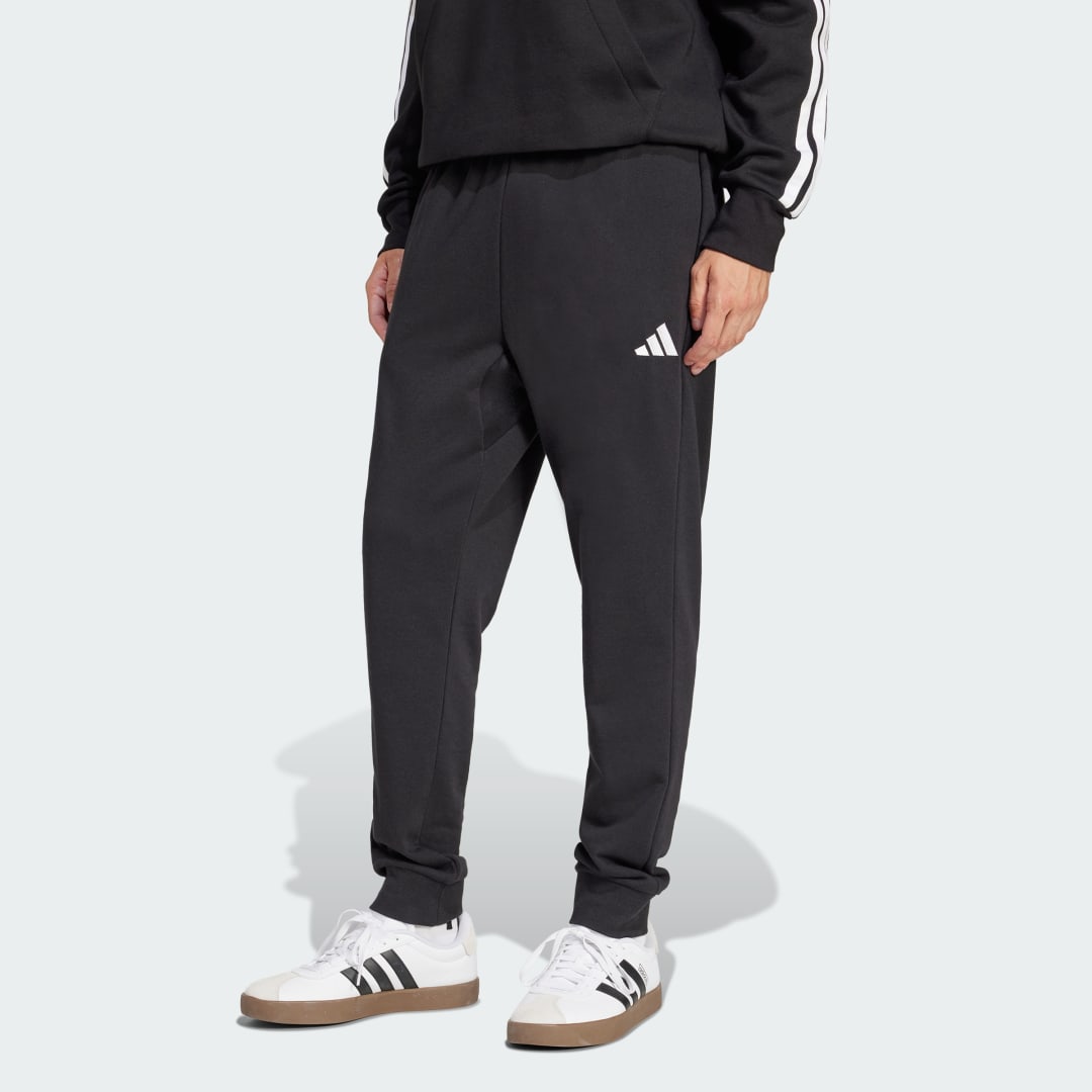 Спортни панталони adidas Performance Essentials Feel Cozy French Terry Jogger Pants Черно | JE3854, 0